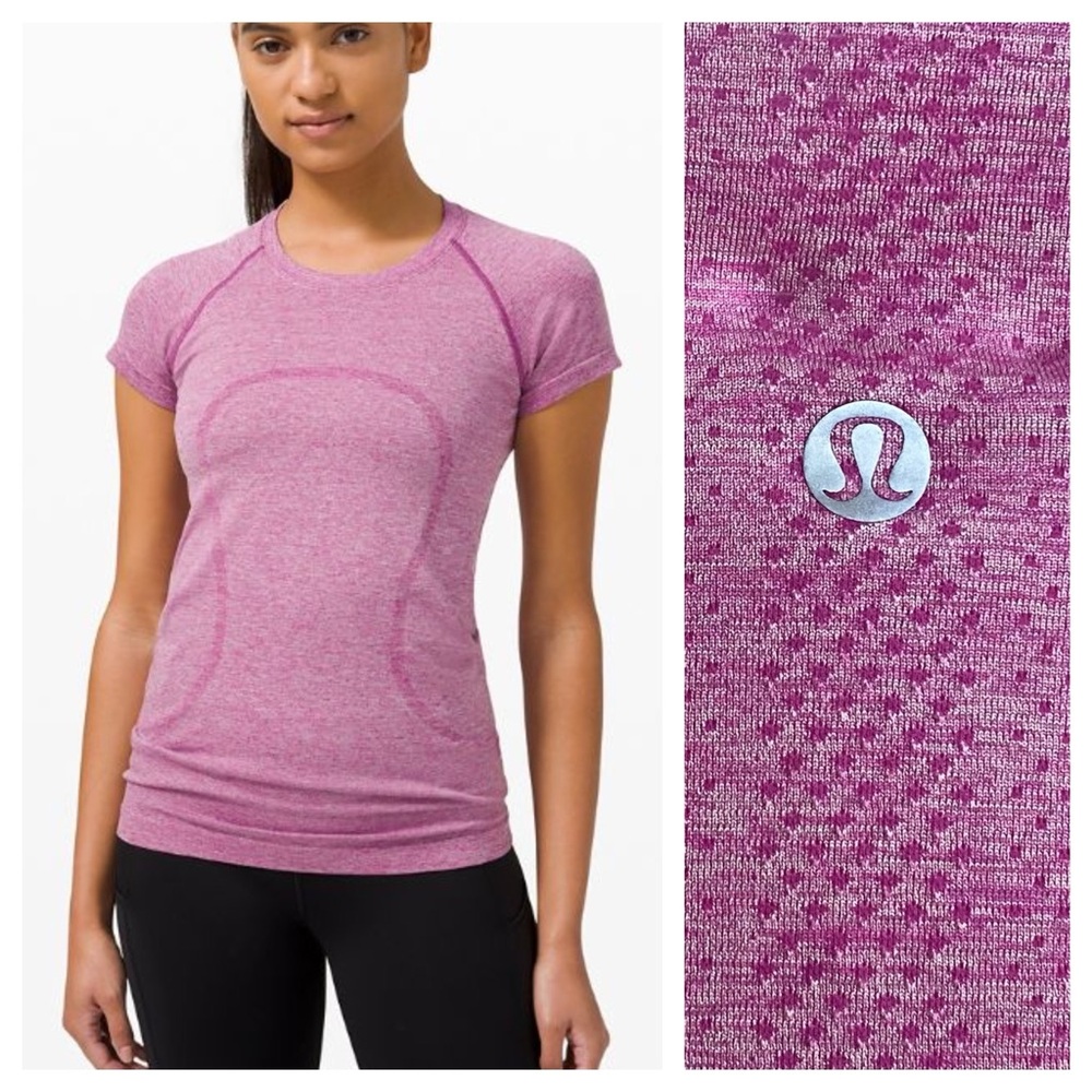 lululemon athletica Pink Short Sleeve Tee